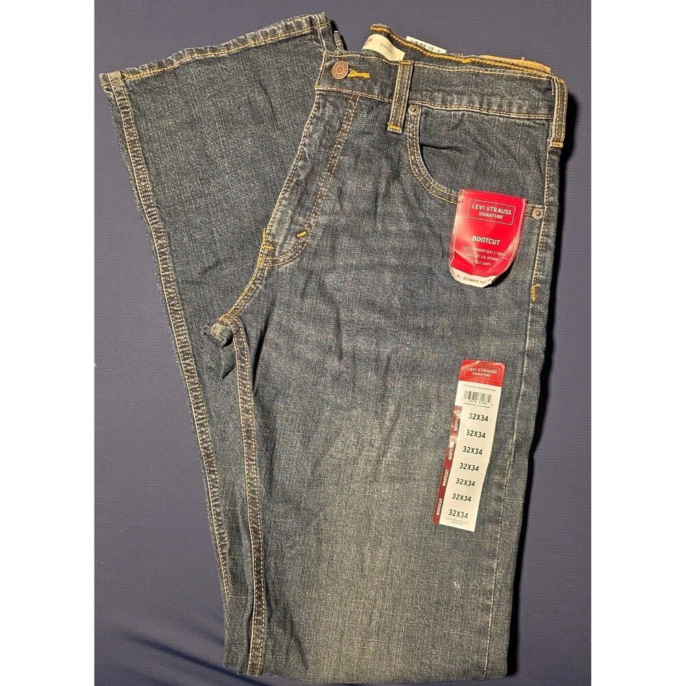 Levi Strauss Signature Bootcut Jeans 32x34 Isley